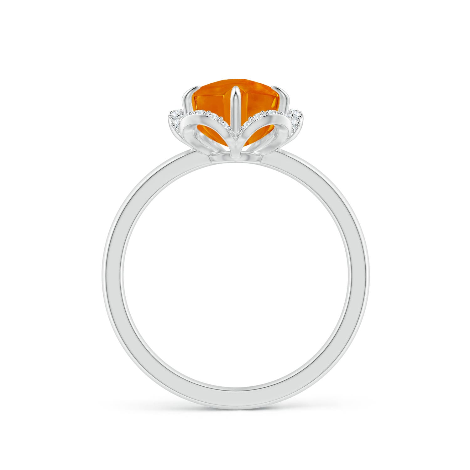 AAAA - Citrine / 2.21 CT / 14 KT White Gold