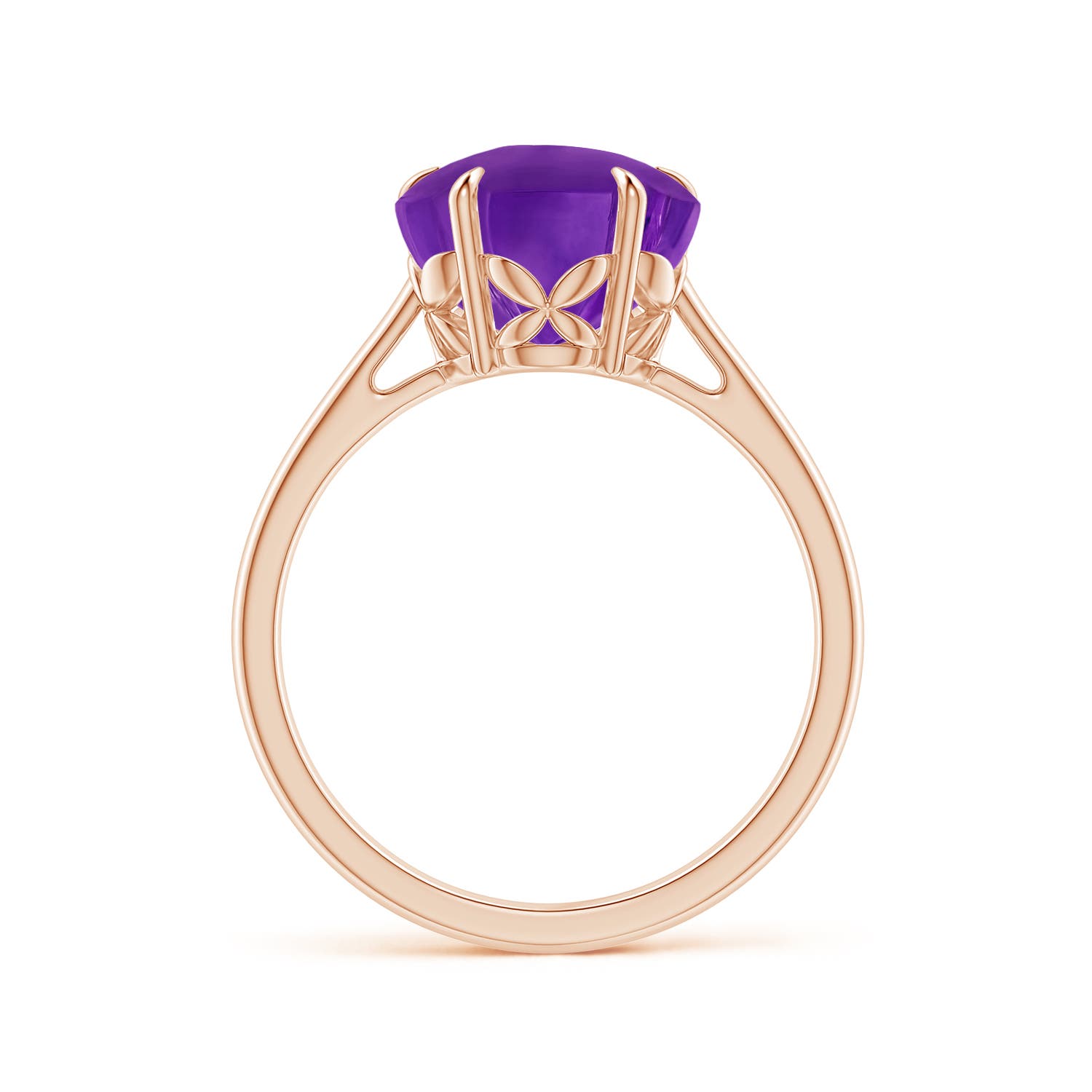 AAAA - Amethyst / 4.4 CT / 14 KT Rose Gold