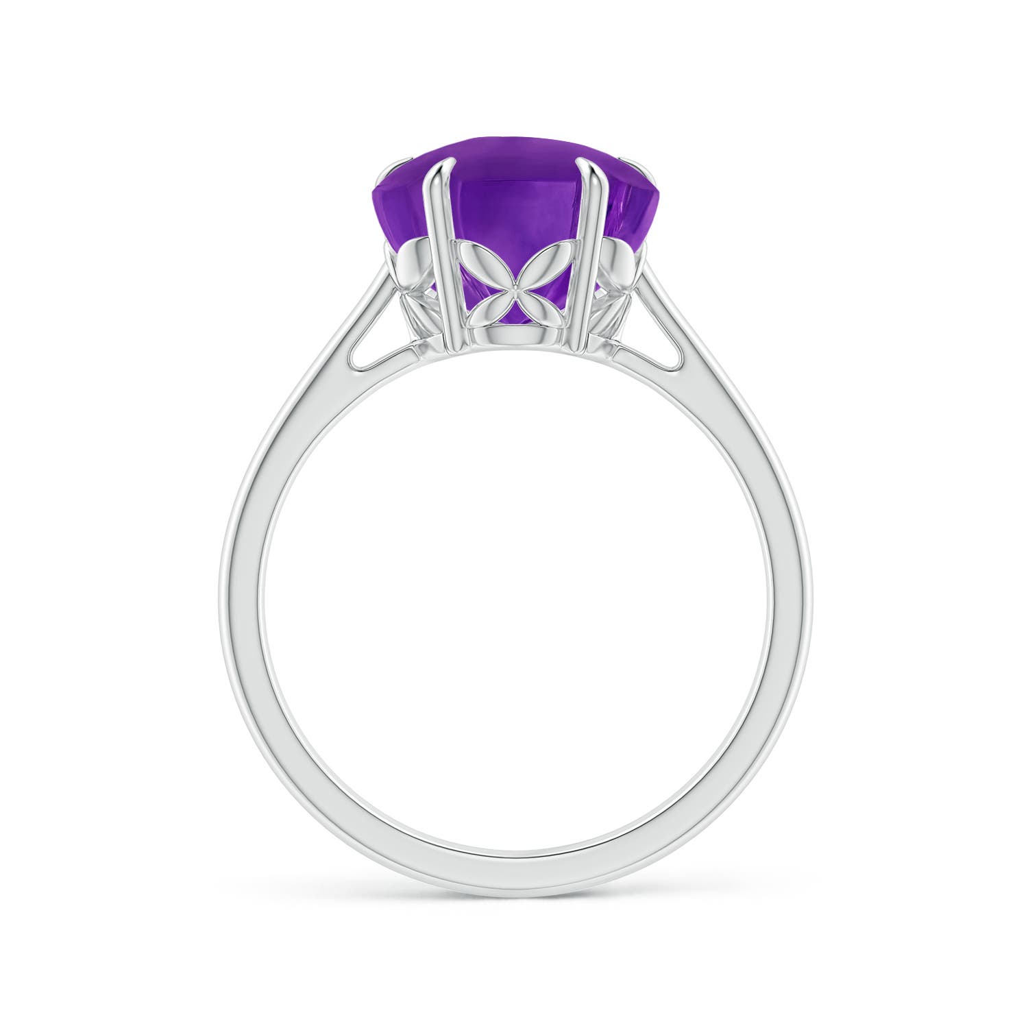 AAAA - Amethyst / 4.4 CT / 14 KT White Gold