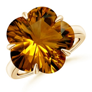 Five Petal Flower AAAA Citrine