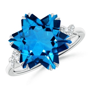 Snowflake AAAA Swiss Blue Topaz