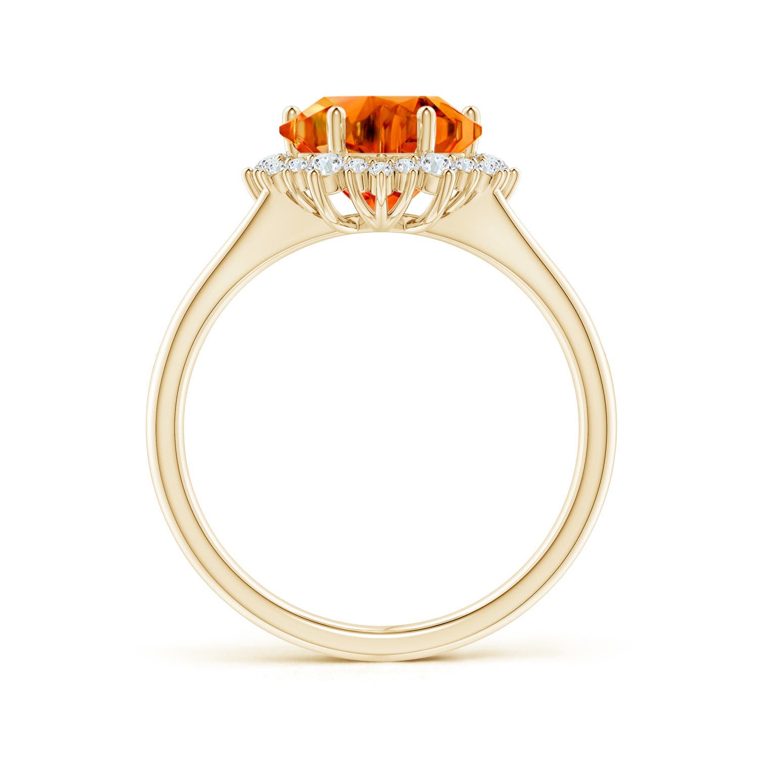 AAAA - Citrine / 4.76 CT / 14 KT Yellow Gold