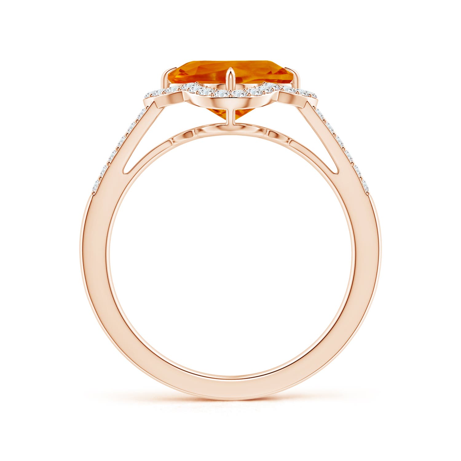 AAAA - Citrine / 2.68 CT / 14 KT Rose Gold