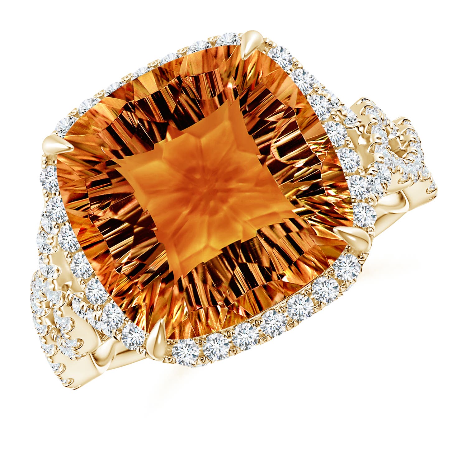 AAAA - Citrine / 6.3 CT / 14 KT Yellow Gold