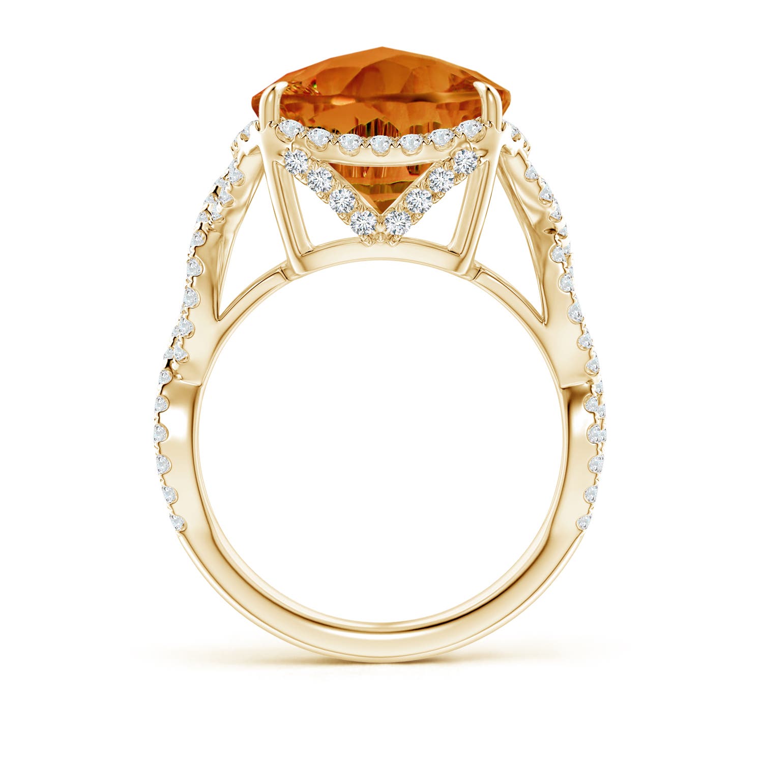 AAAA - Citrine / 6.3 CT / 14 KT Yellow Gold