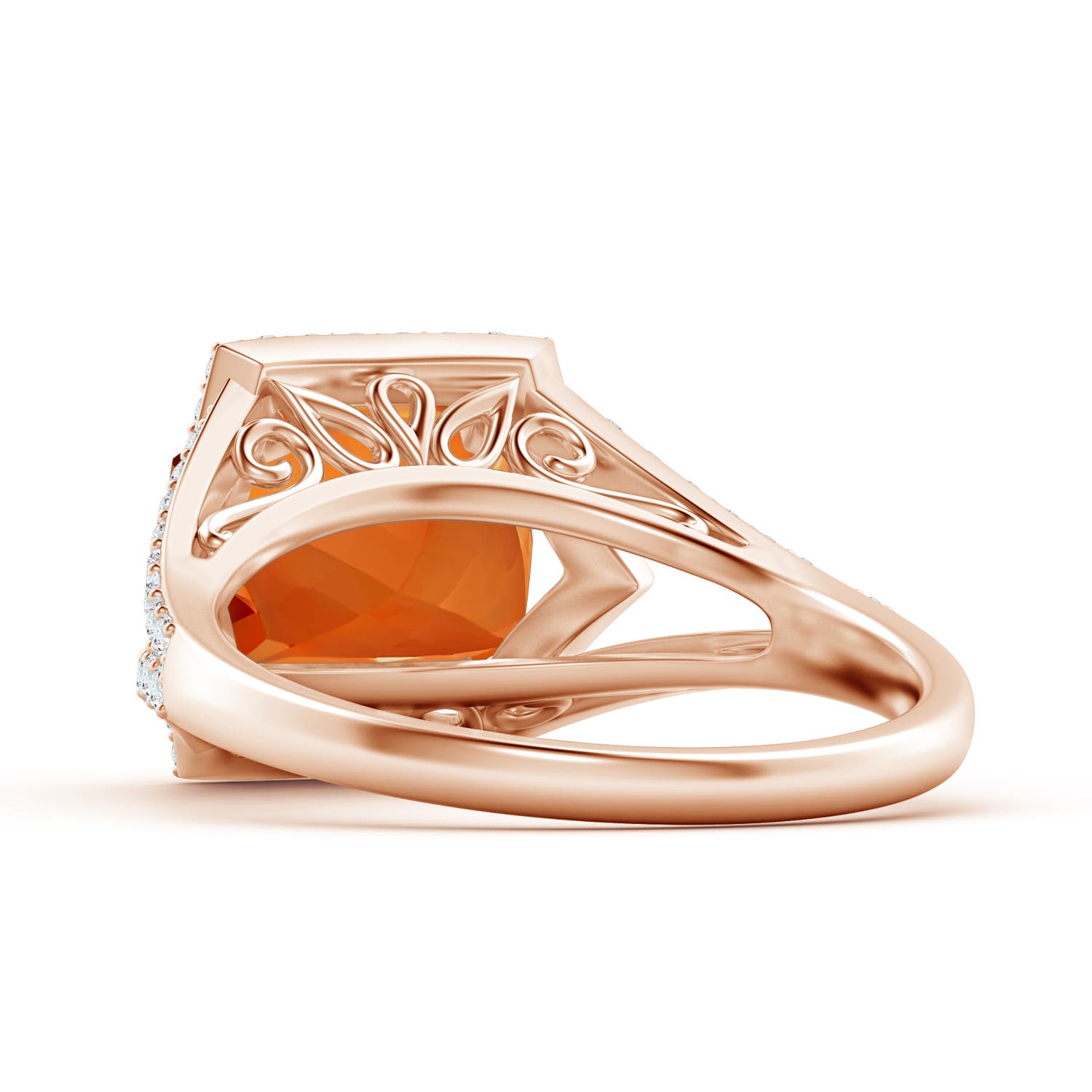 AAAA - Citrine / 3.35 CT / 14 KT Rose Gold