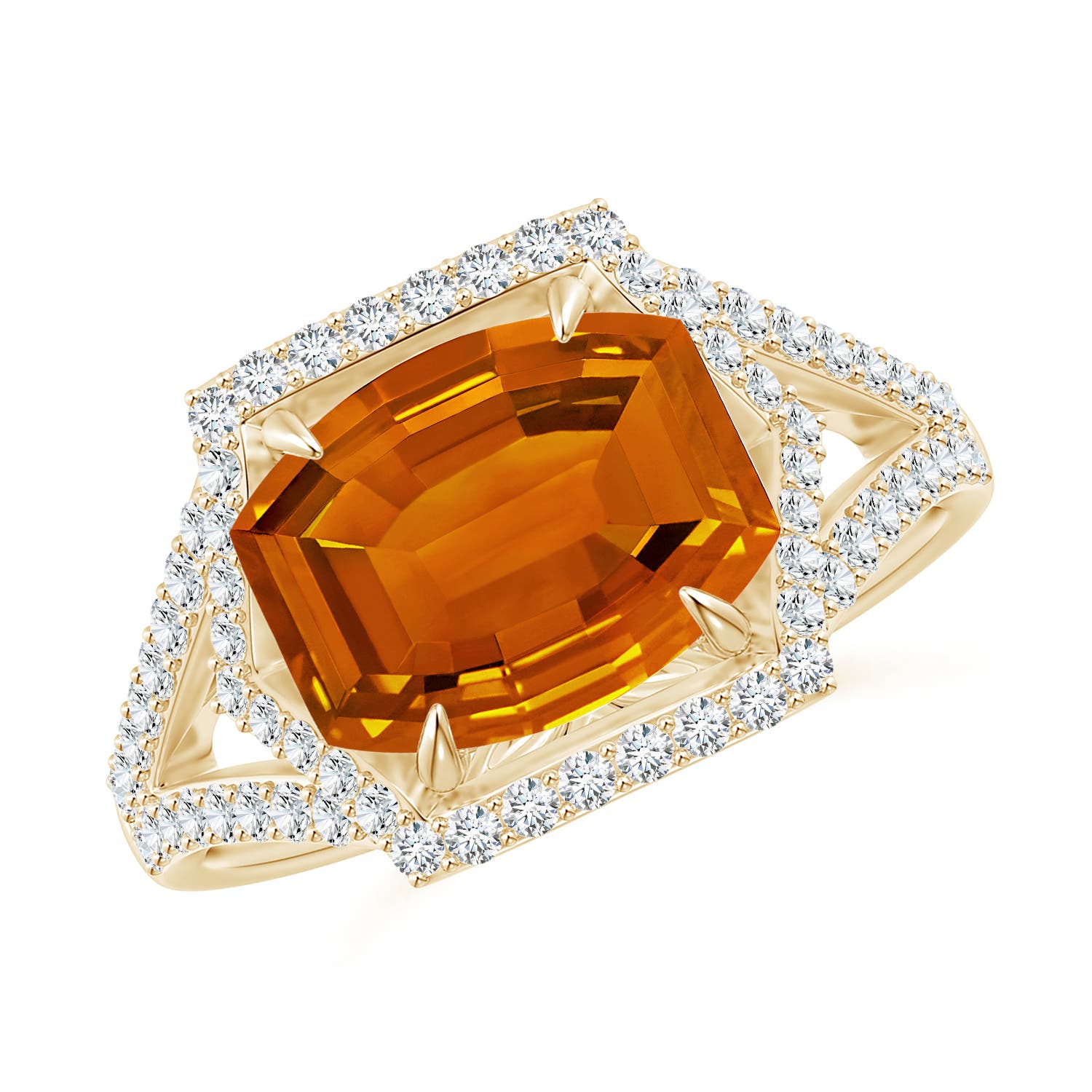 AAAA - Citrine / 3.35 CT / 14 KT Yellow Gold