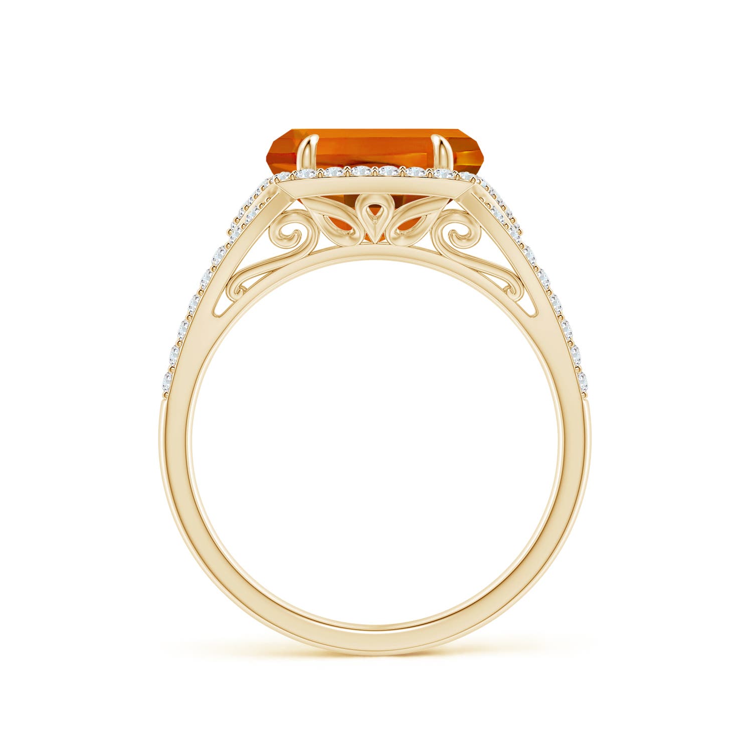 AAAA - Citrine / 3.35 CT / 14 KT Yellow Gold