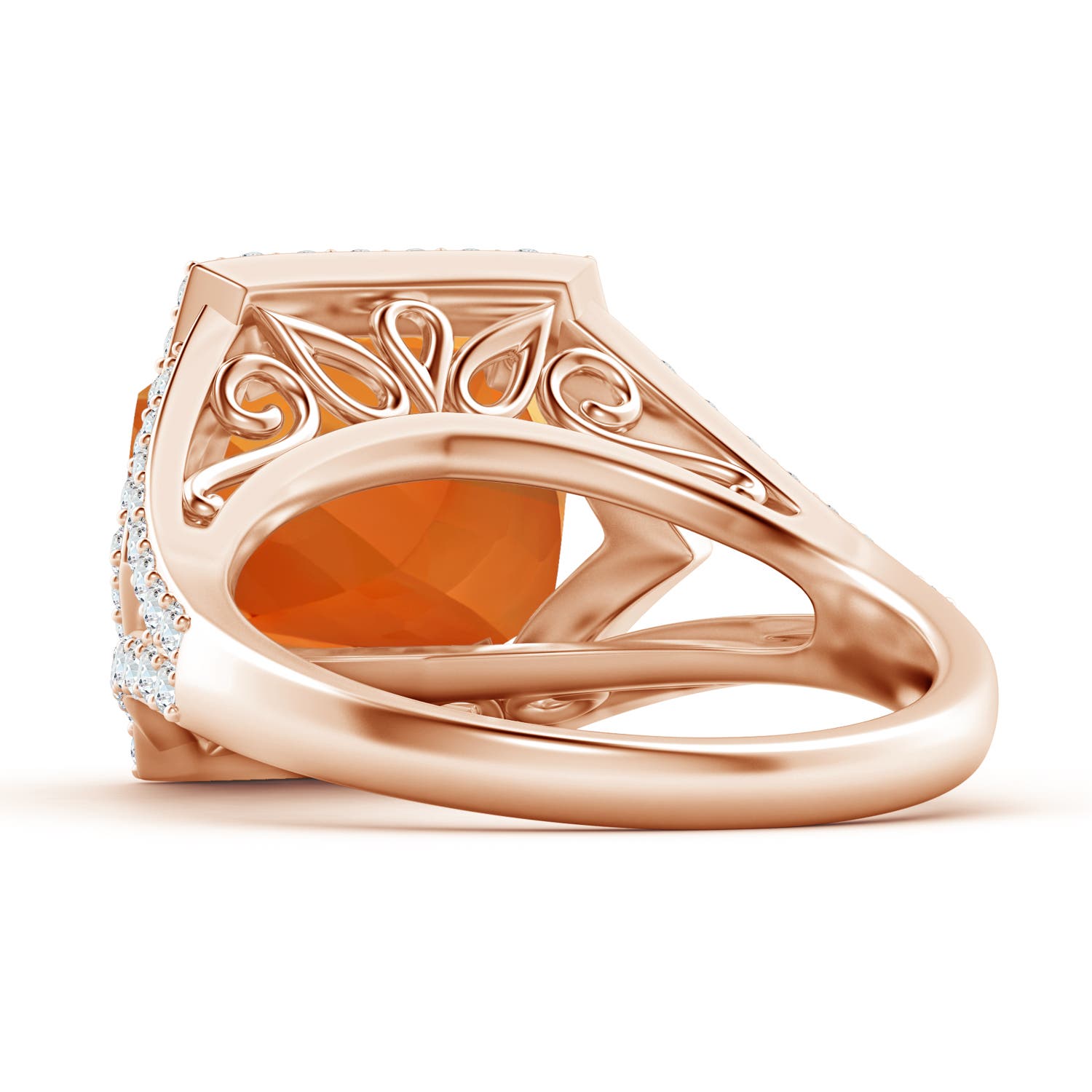 AAAA - Citrine / 5.22 CT / 14 KT Rose Gold