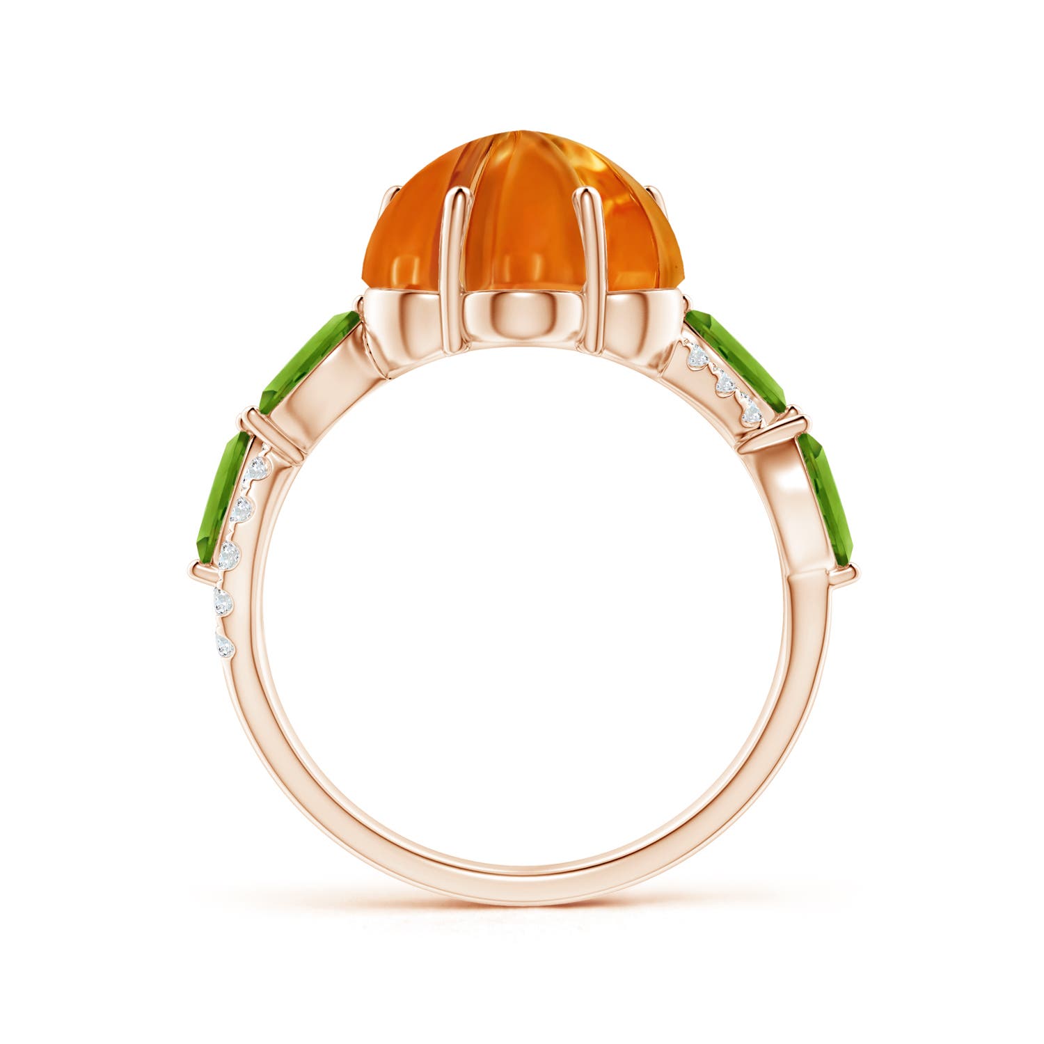 AAAA - Citrine / 6.6 CT / 14 KT Rose Gold