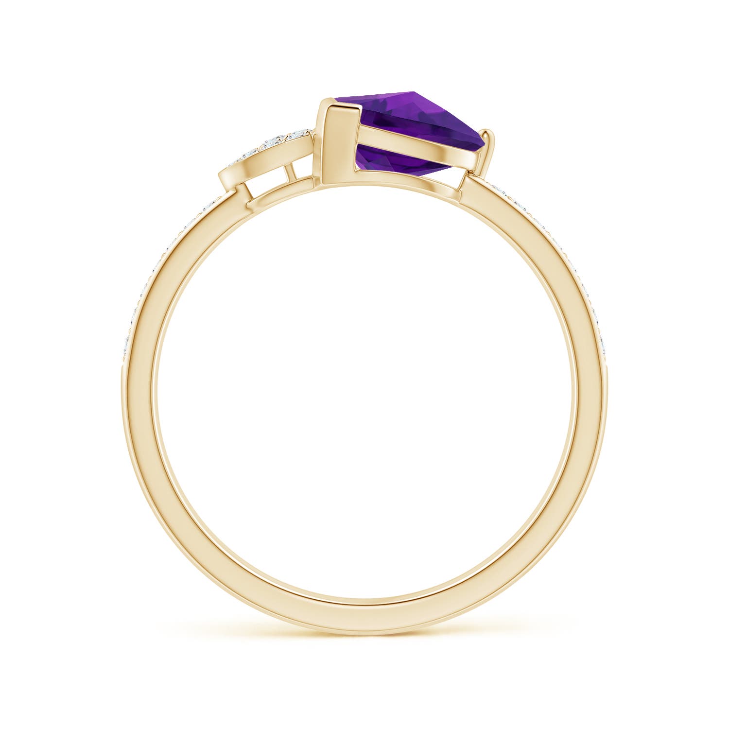 AAAA - Amethyst / 1.64 CT / 14 KT Yellow Gold