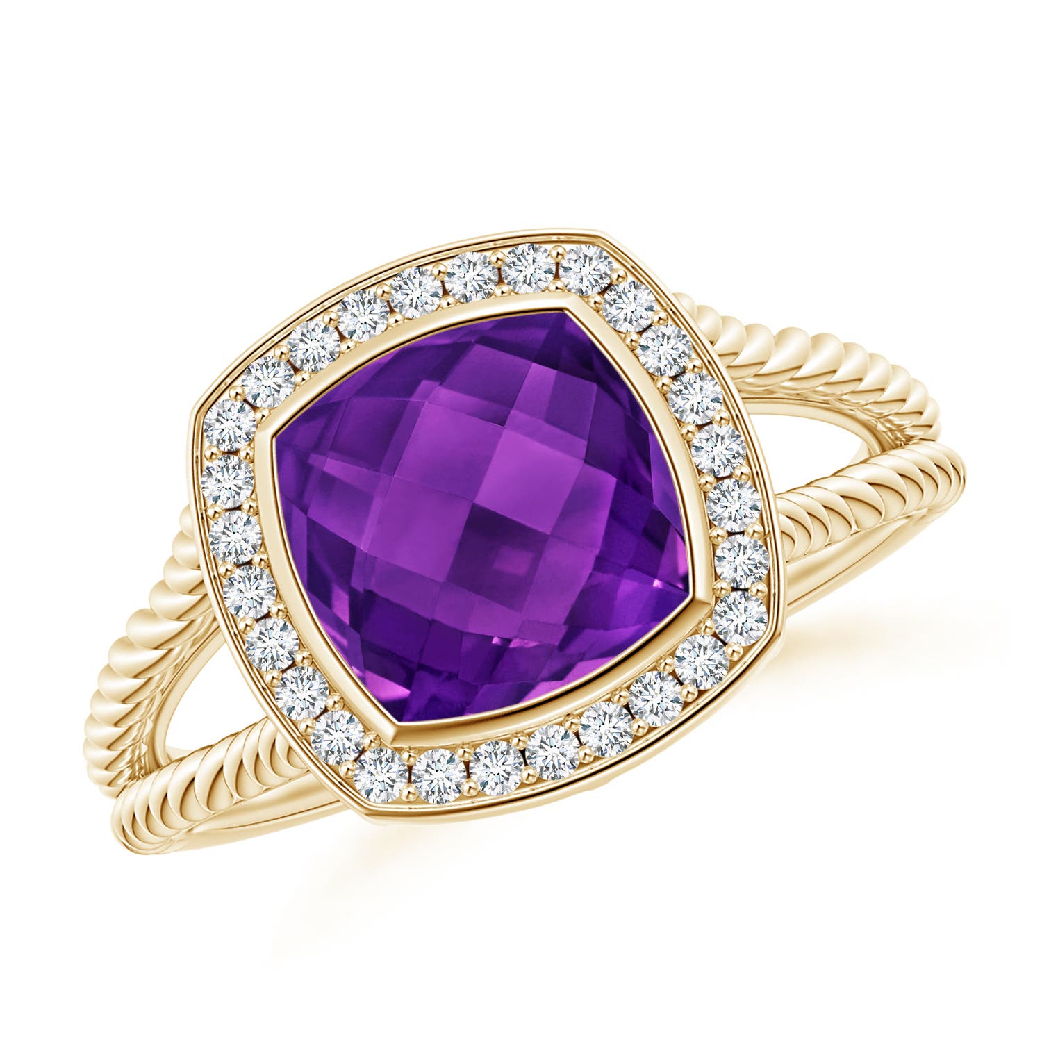 AAAA - Amethyst / 2.67 CT / 14 KT Yellow Gold