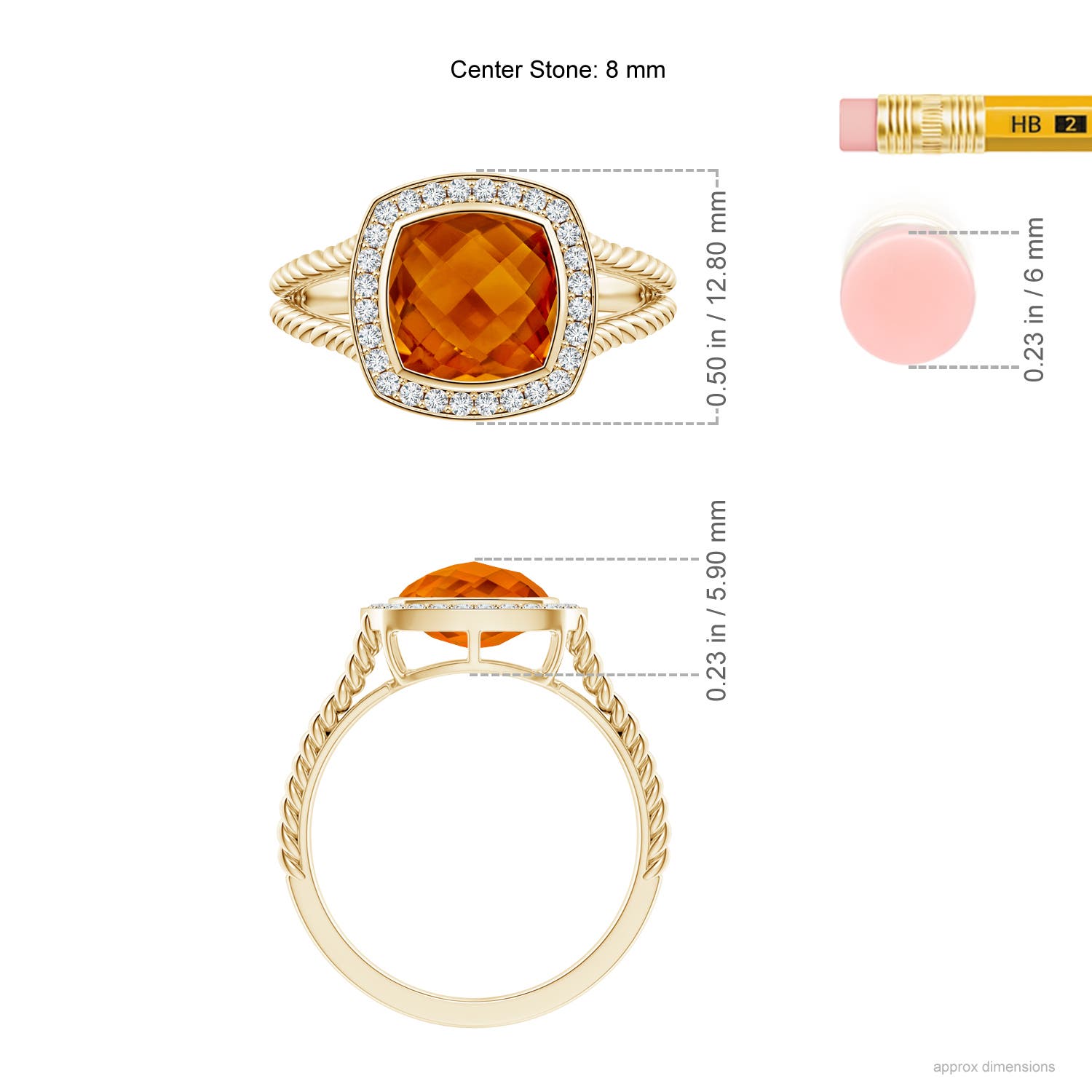 AAAA - Citrine / 2.67 CT / 14 KT Yellow Gold