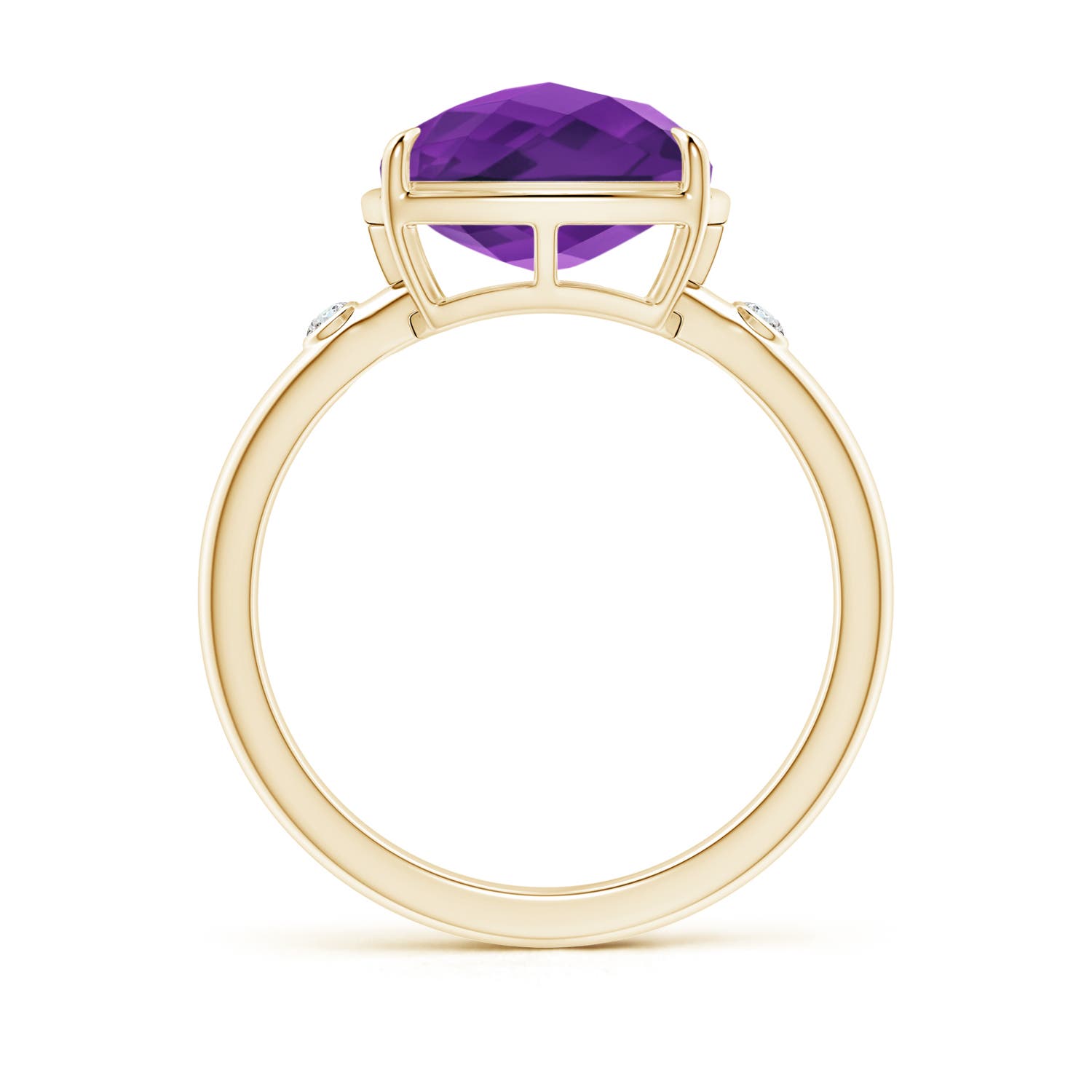 AAAA - Amethyst / 4.05 CT / 14 KT Yellow Gold