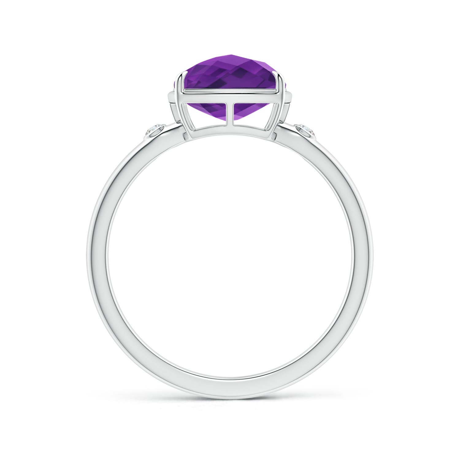 AAAA - Amethyst / 2.54 CT / 14 KT White Gold