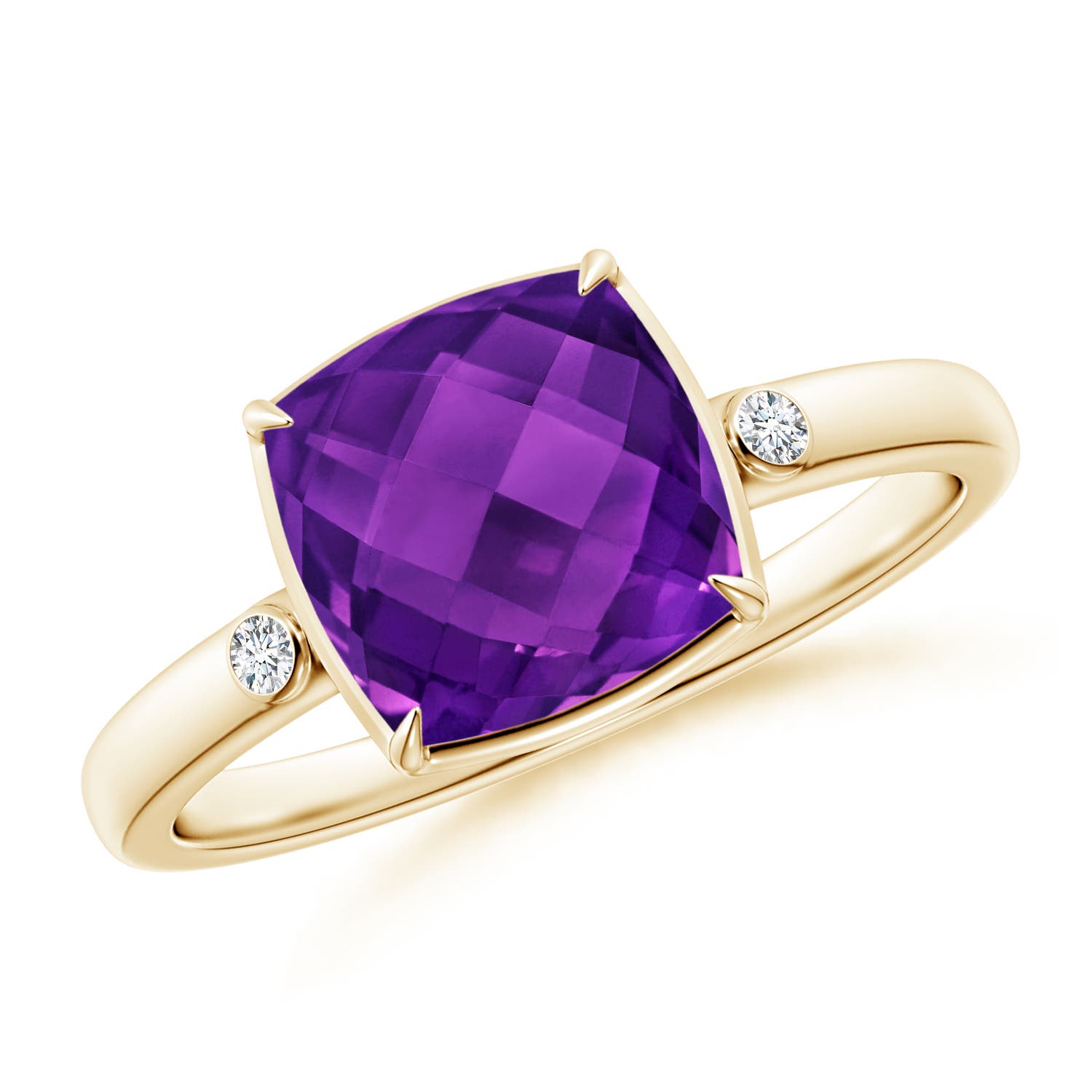 AAAA - Amethyst / 2.54 CT / 14 KT Yellow Gold