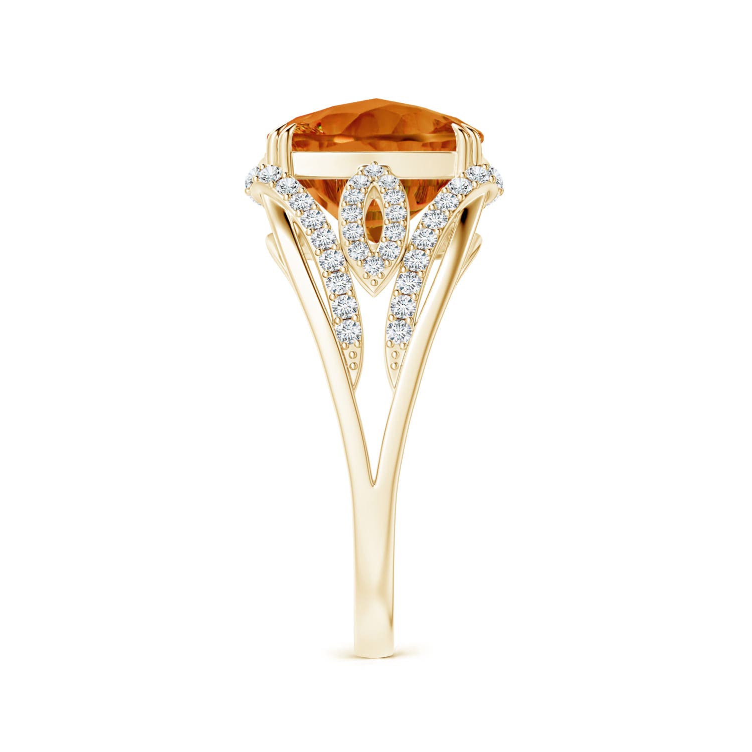 AAAA - Citrine / 3.84 CT / 14 KT Yellow Gold