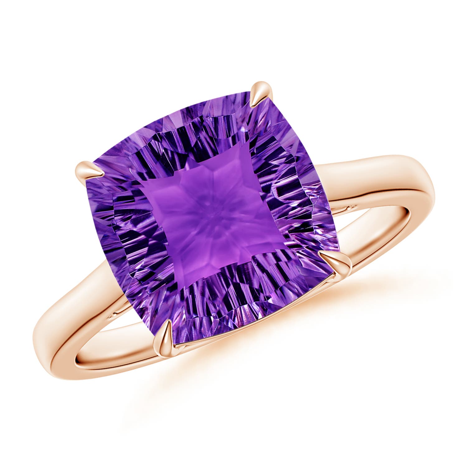 AAAA - Amethyst / 3.5 CT / 14 KT Rose Gold