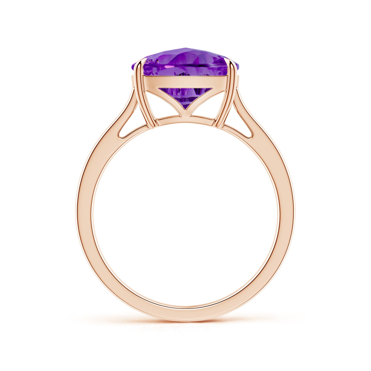 AAAA - Amethyst / 3.5 CT / 14 KT Rose Gold