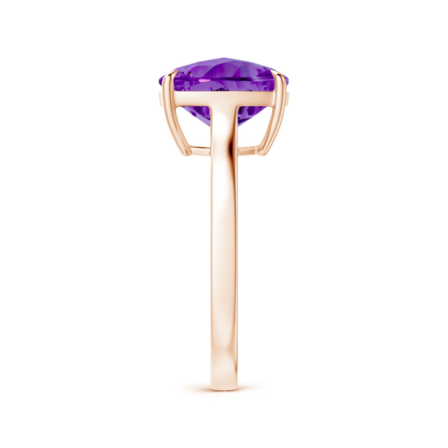 AAAA - Amethyst / 3.5 CT / 14 KT Rose Gold