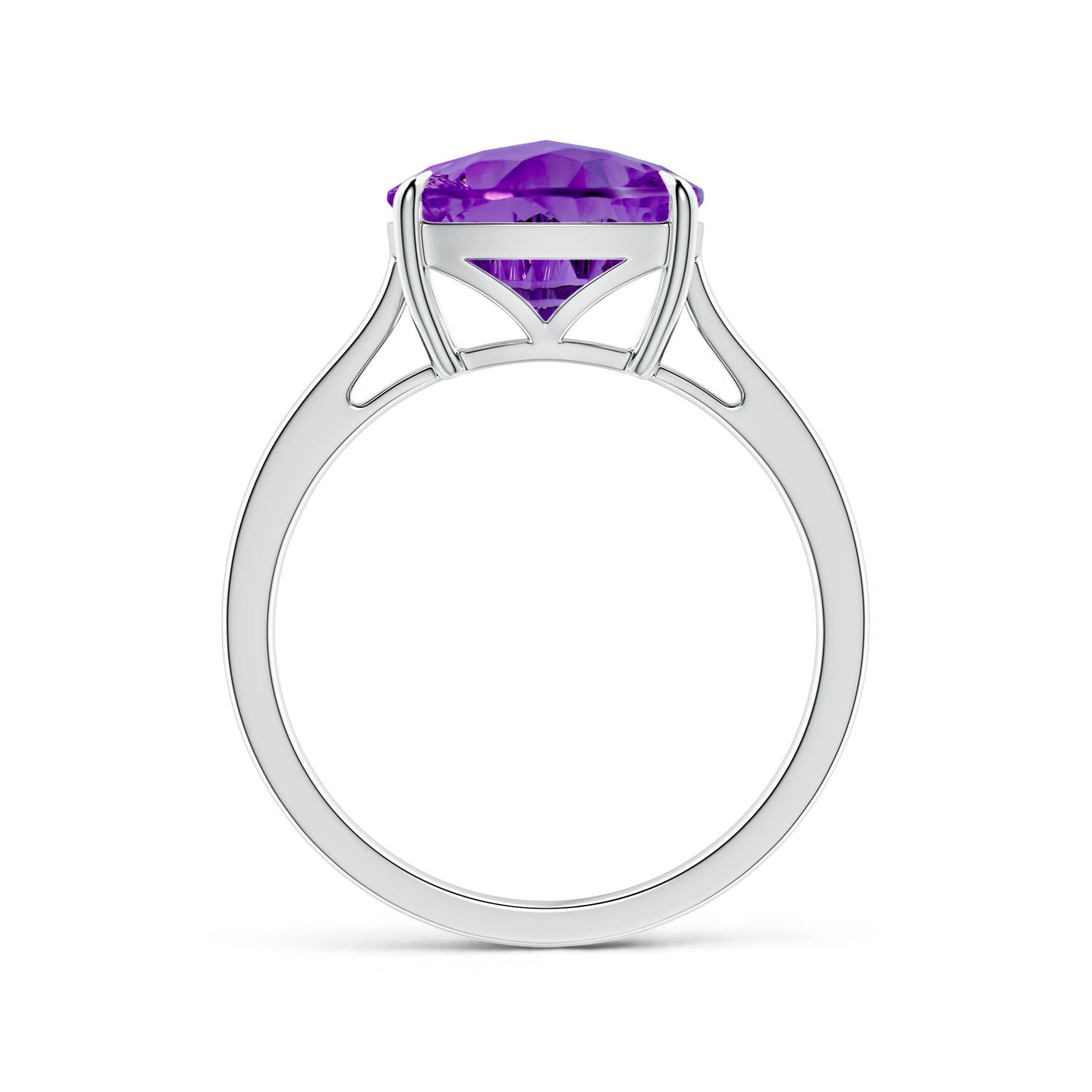 AAAA - Amethyst / 3.5 CT / 14 KT White Gold