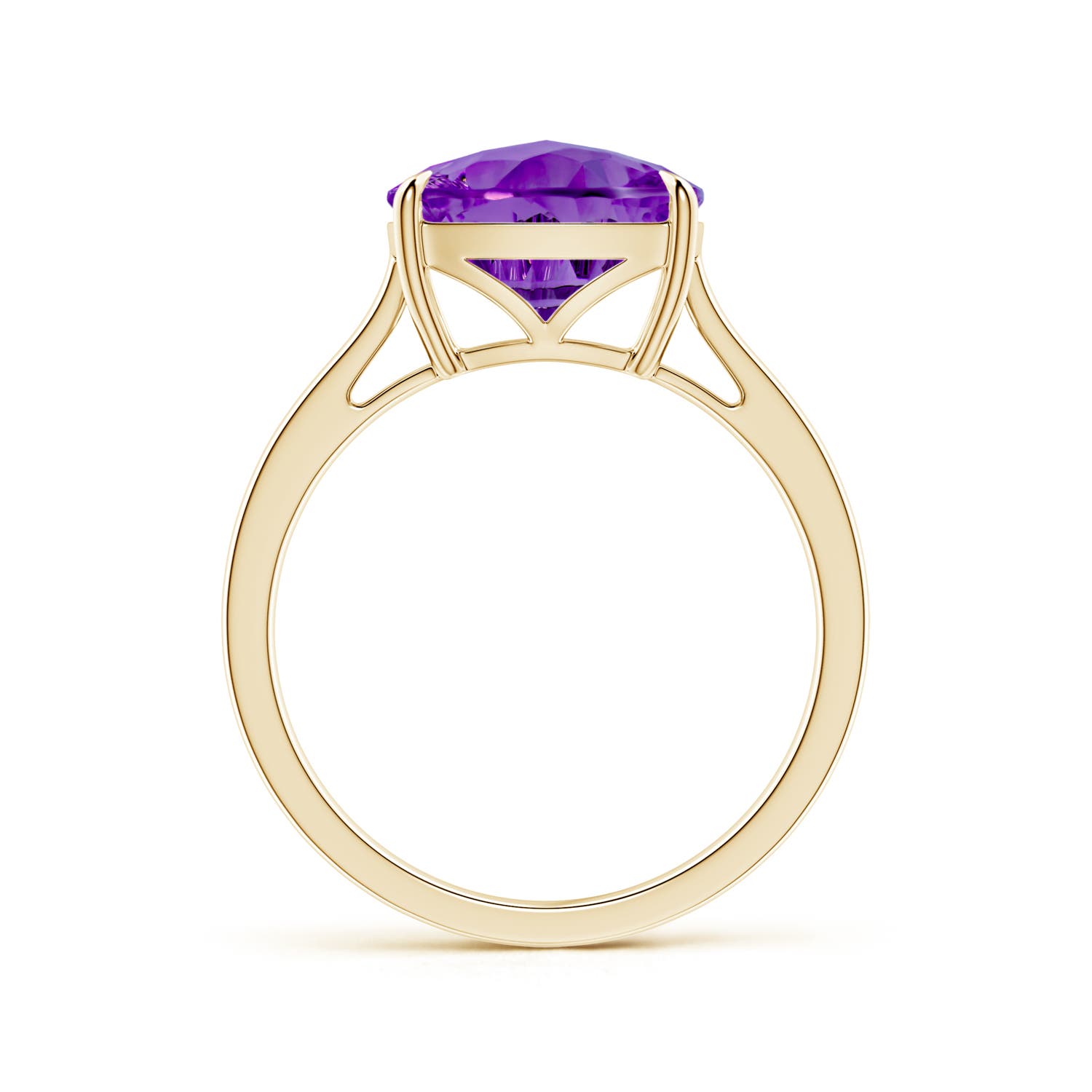 AAAA - Amethyst / 3.5 CT / 14 KT Yellow Gold