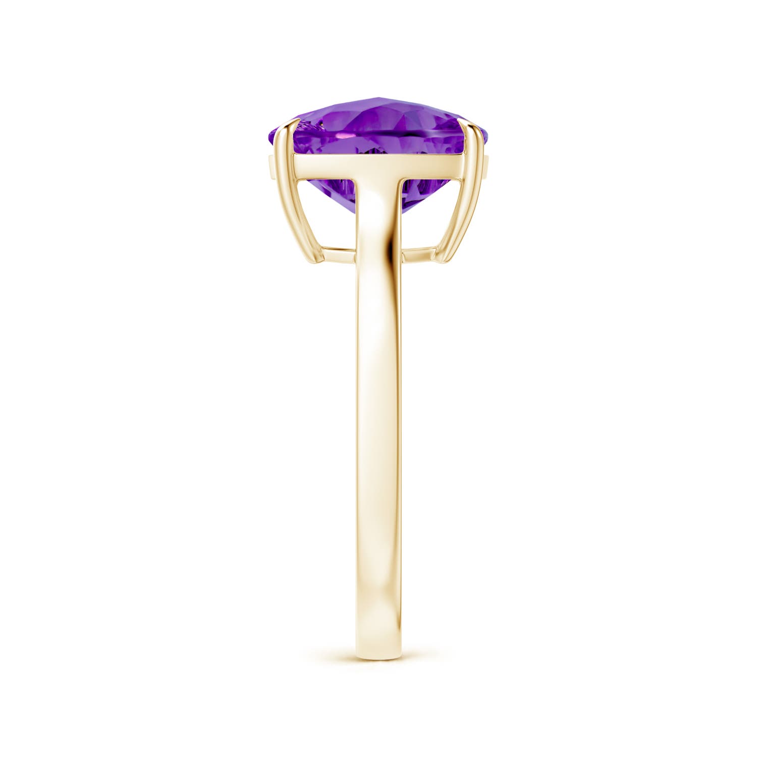 AAAA - Amethyst / 3.5 CT / 14 KT Yellow Gold