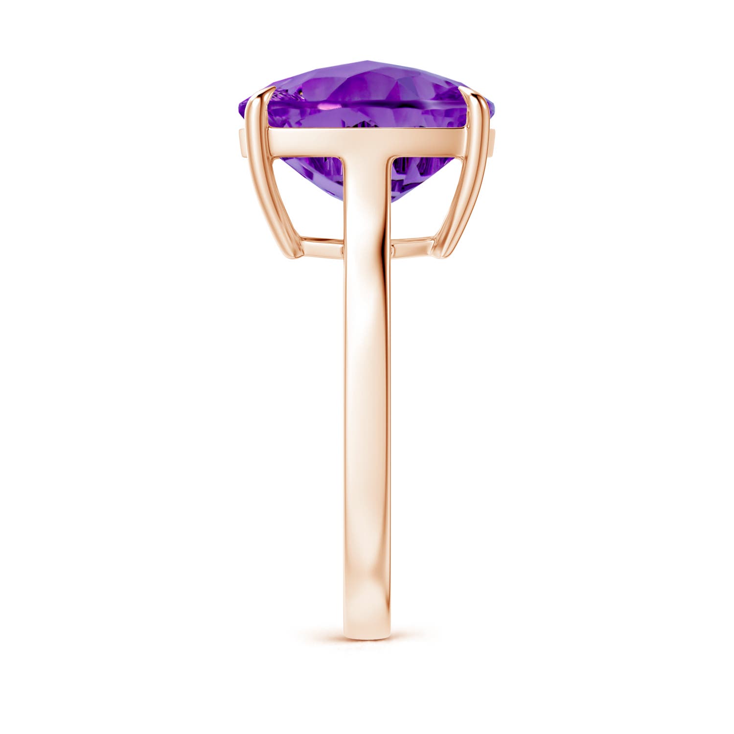 AAAA - Amethyst / 5.5 CT / 14 KT Rose Gold