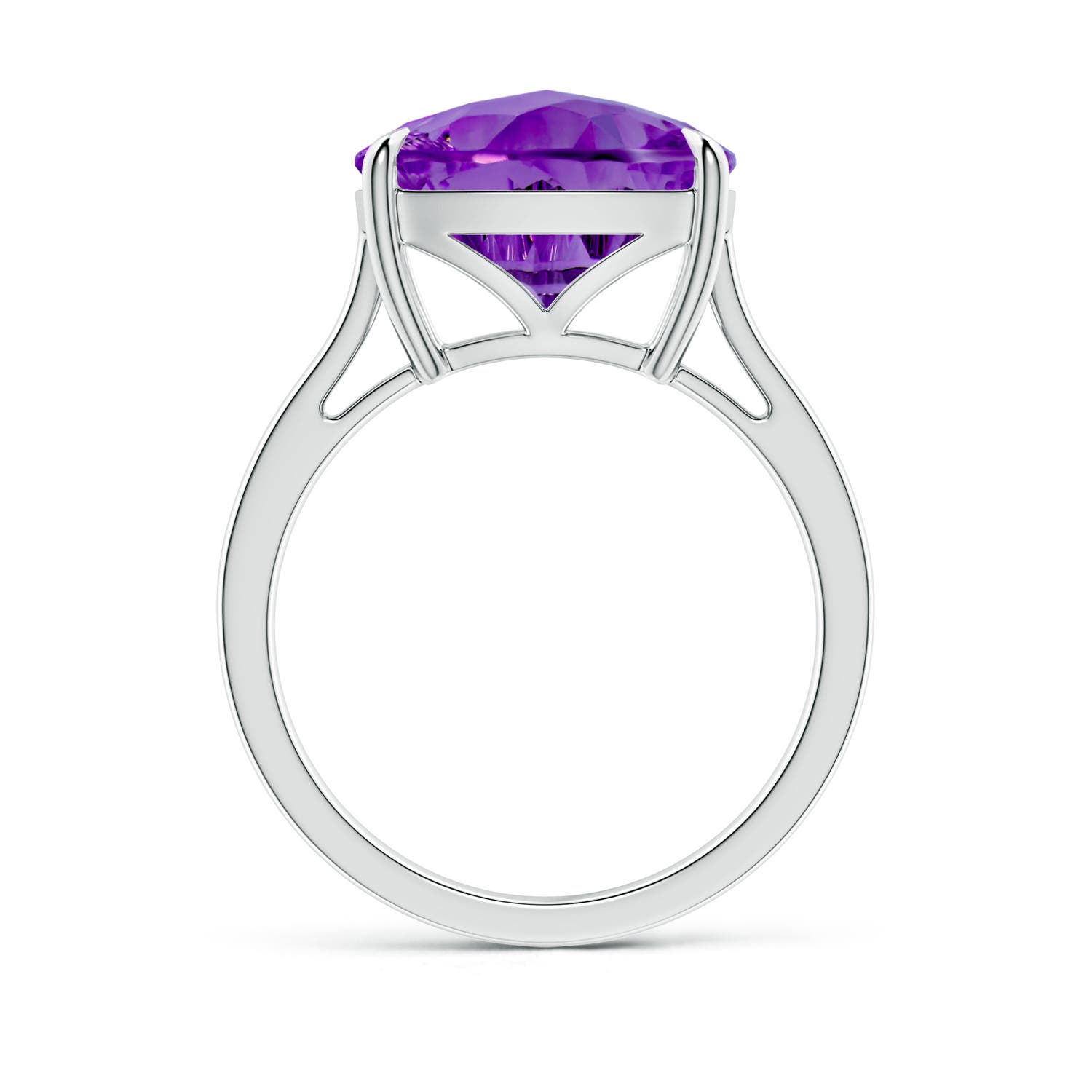 AAAA - Amethyst / 5.5 CT / 14 KT White Gold