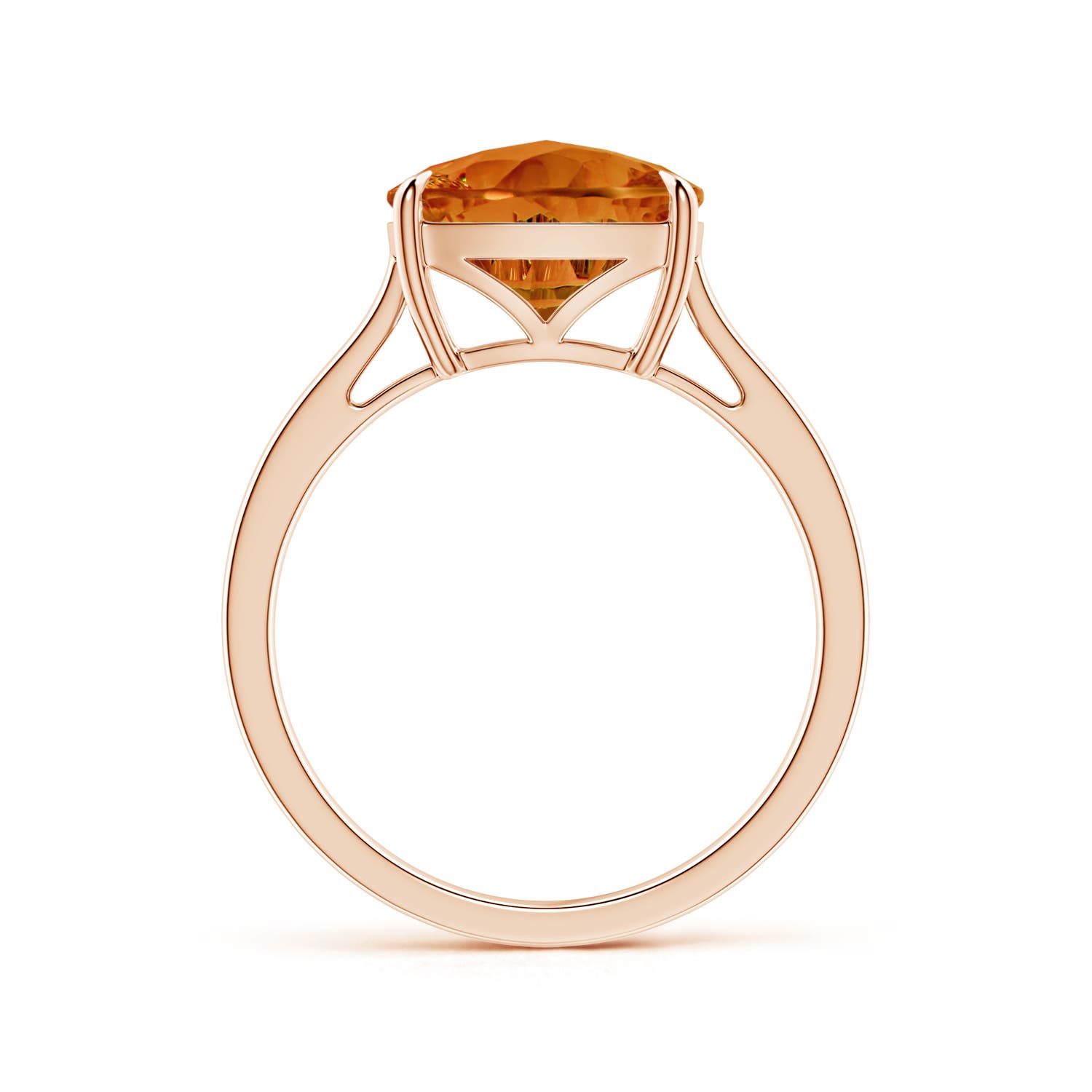 AAAA - Citrine / 3.5 CT / 14 KT Rose Gold