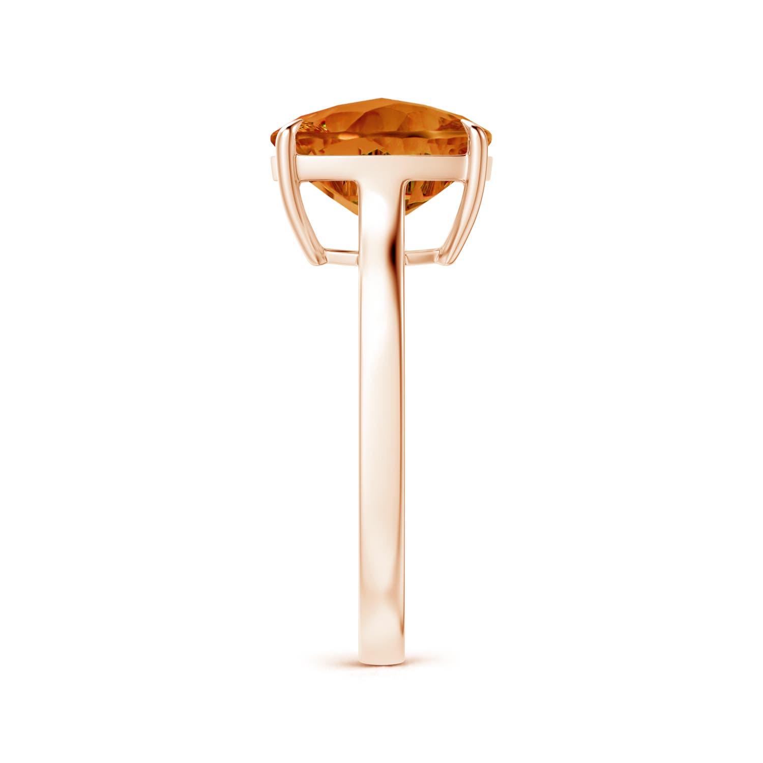 AAAA - Citrine / 3.5 CT / 14 KT Rose Gold