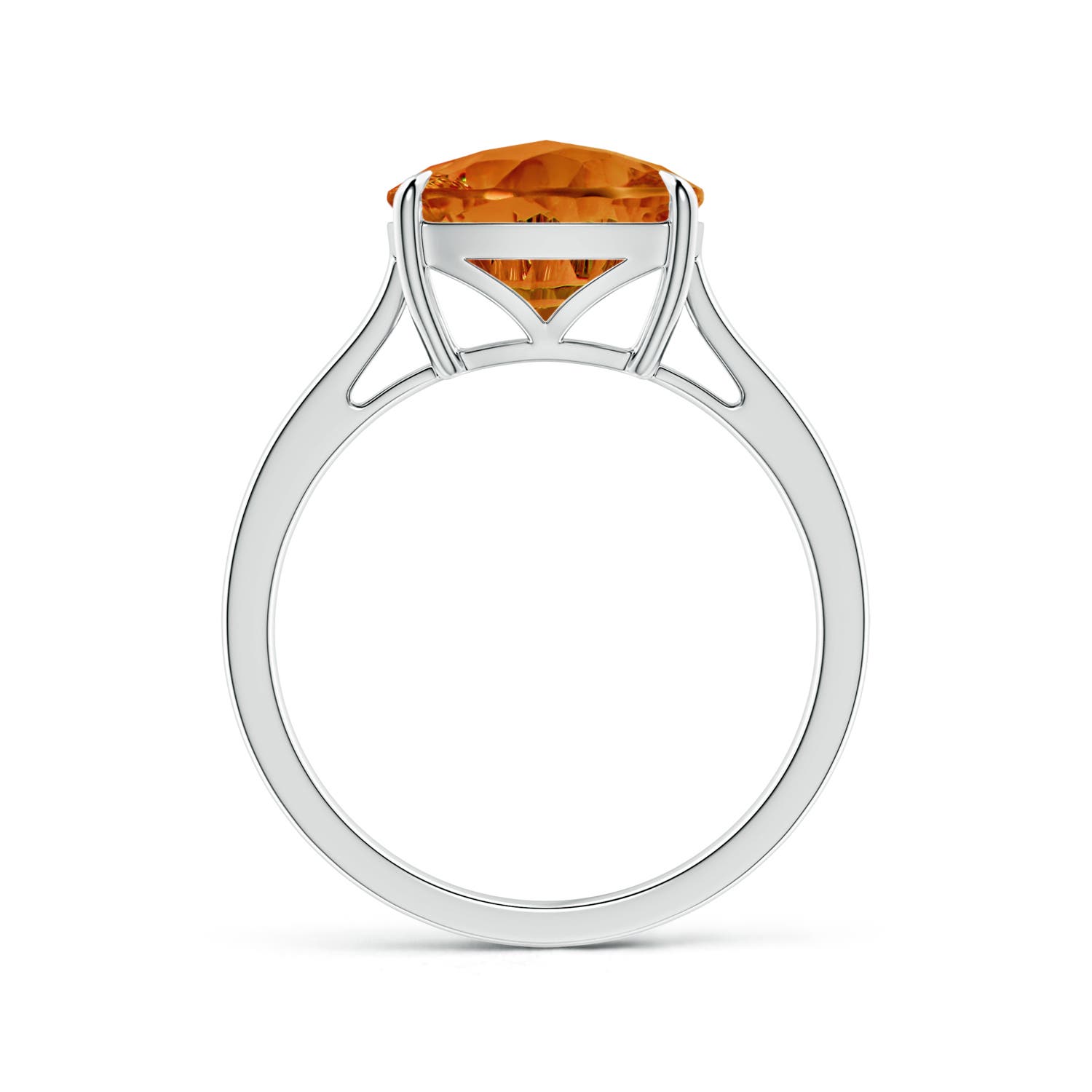 AAAA - Citrine / 3.5 CT / 14 KT White Gold