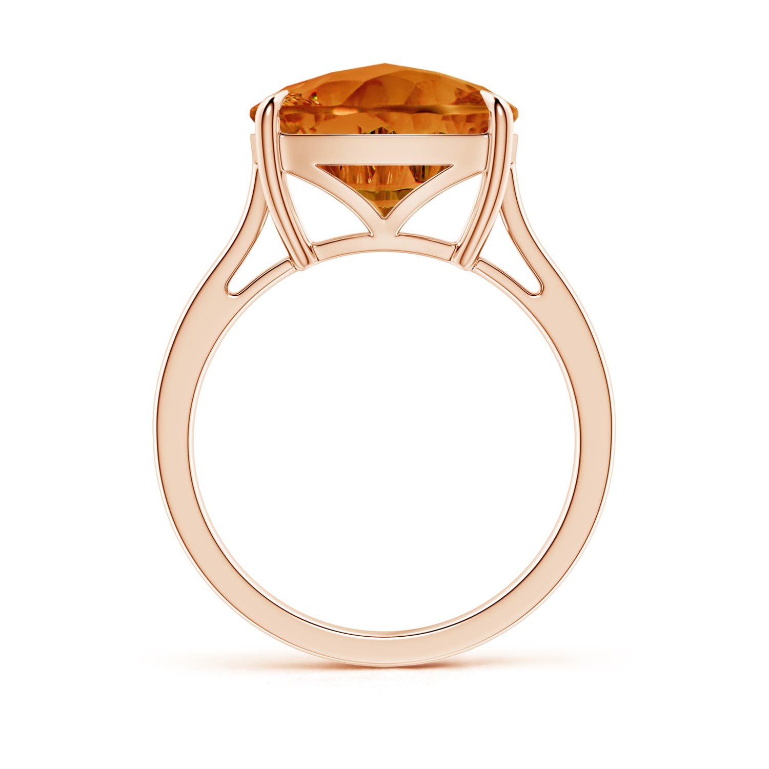 AAAA - Citrine / 5.5 CT / 14 KT Rose Gold