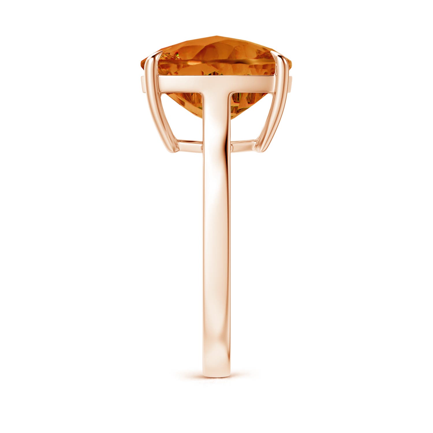 AAAA - Citrine / 5.5 CT / 14 KT Rose Gold