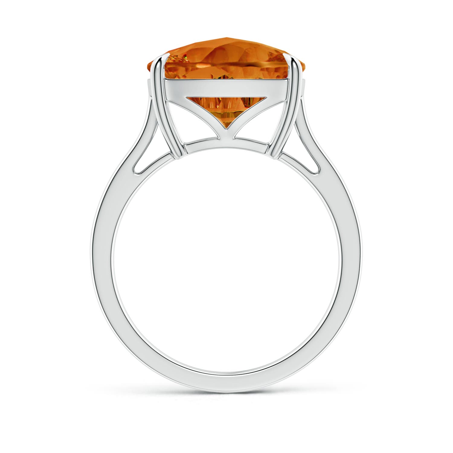 AAAA - Citrine / 5.5 CT / 14 KT White Gold