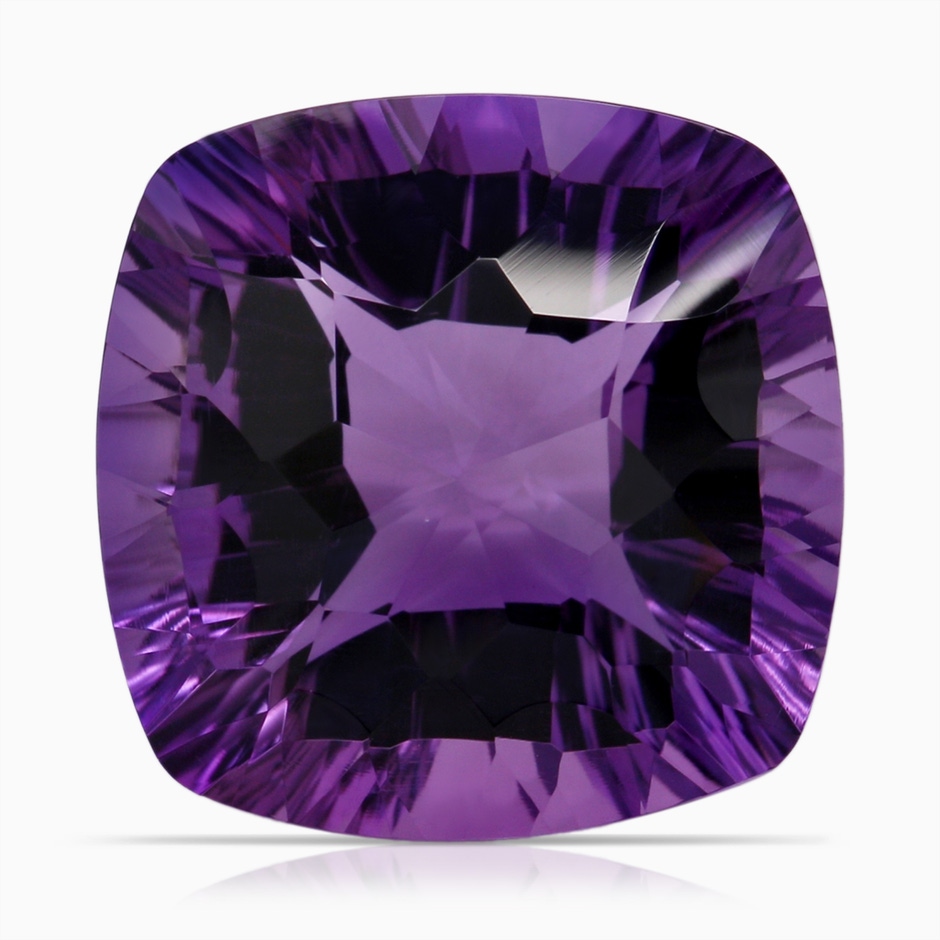 15.04x15.02x9.98mm AAAA GIA Certified Cushion Amethyst Cocktail Ring with Diamonds in Yellow Gold side 899