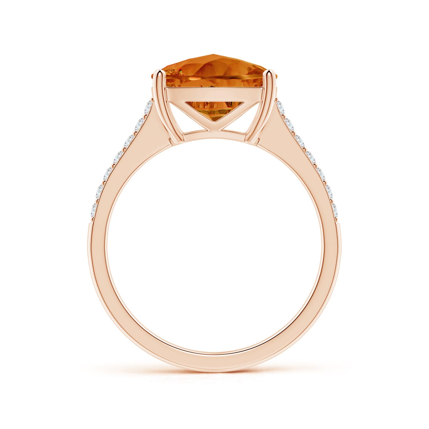 AAAA - Citrine / 3.7 CT / 14 KT Rose Gold