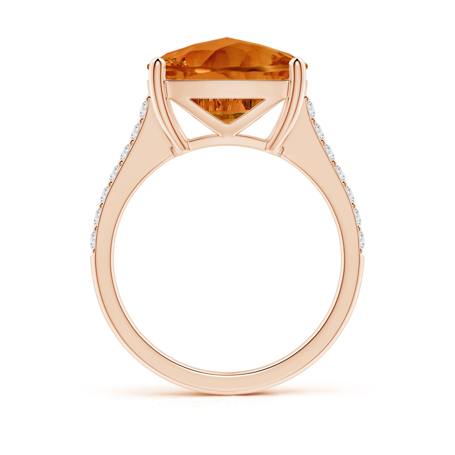 AAAA - Citrine / 5.79 CT / 14 KT Rose Gold