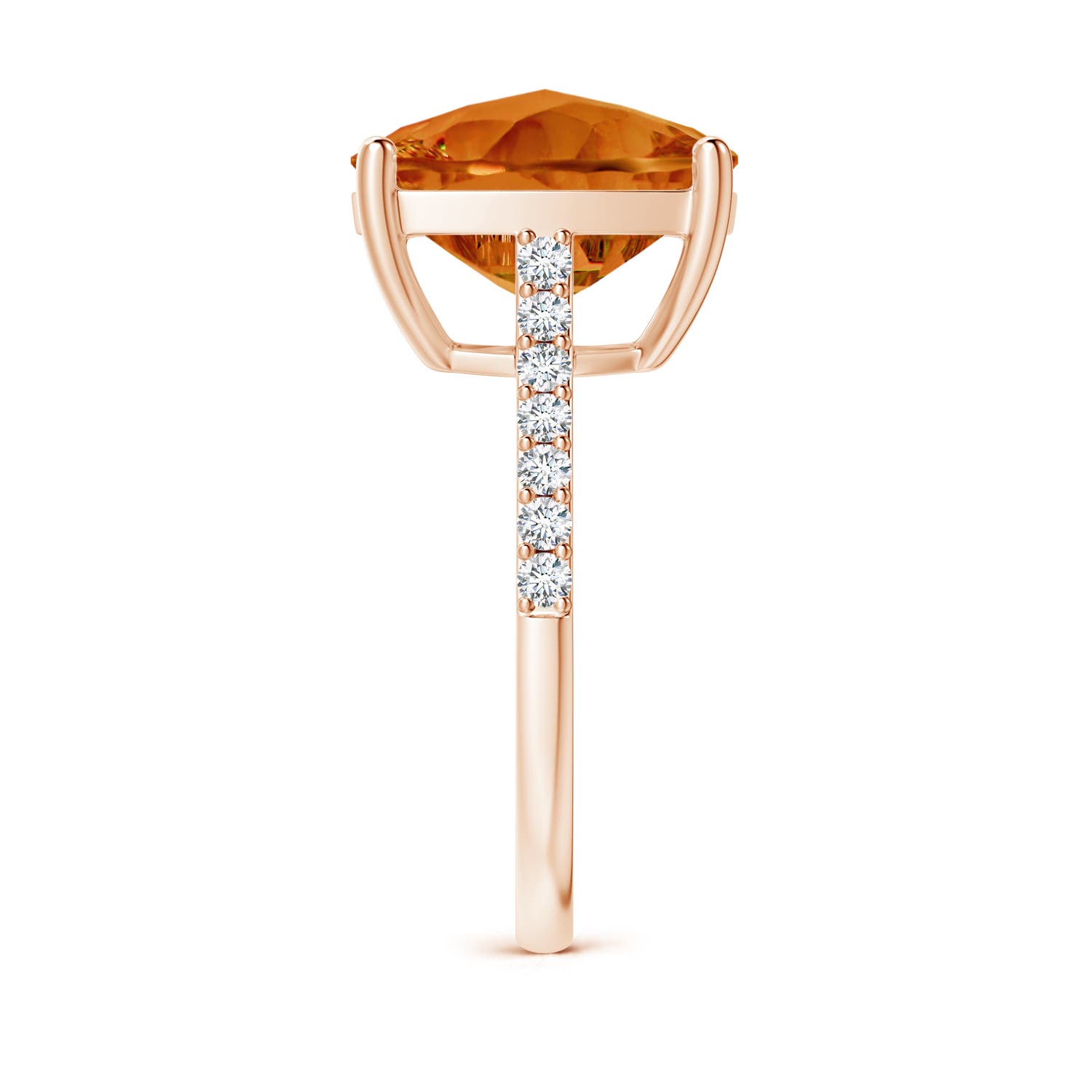 AAAA - Citrine / 5.79 CT / 14 KT Rose Gold