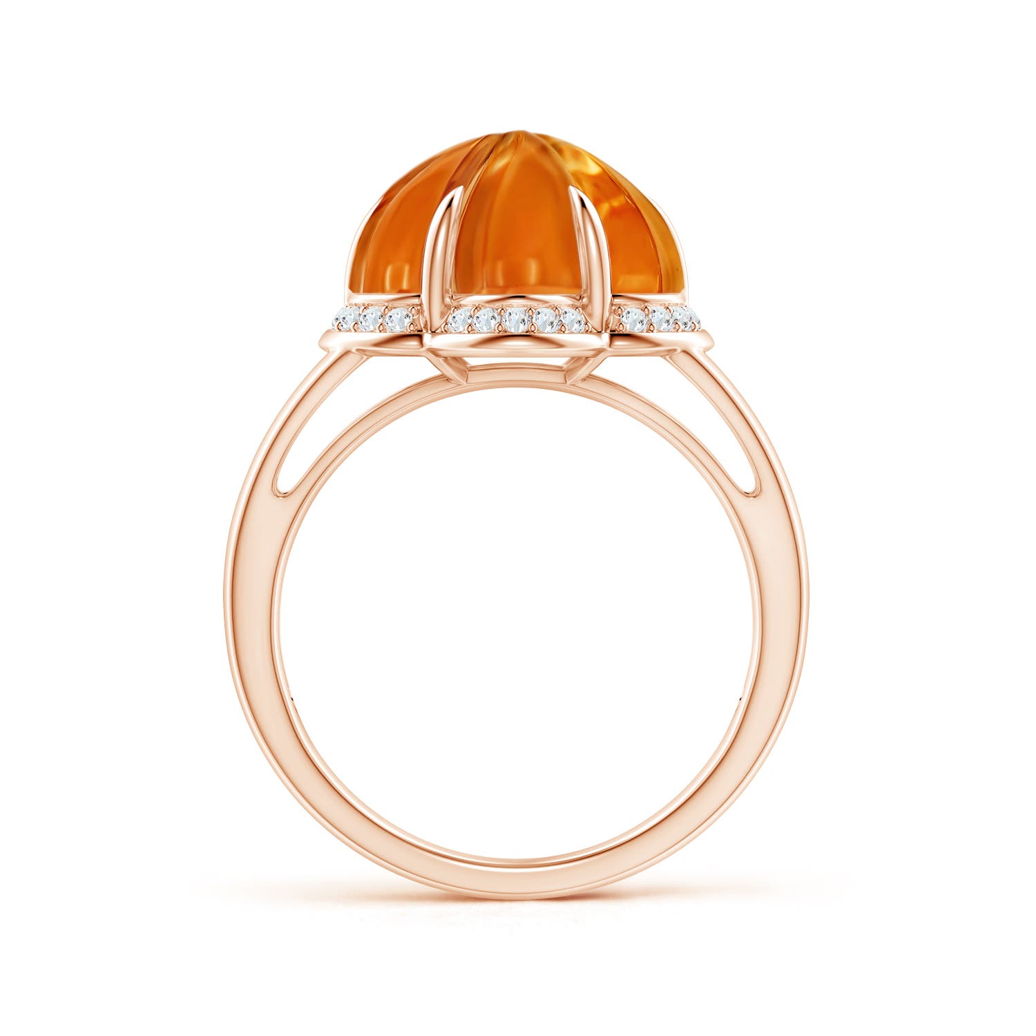 AAAA - Citrine / 7.15 CT / 14 KT Rose Gold