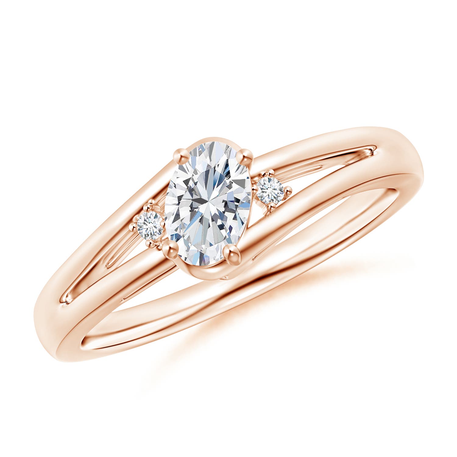 F-G, VS / 0.45 CT / 14 KT Rose Gold