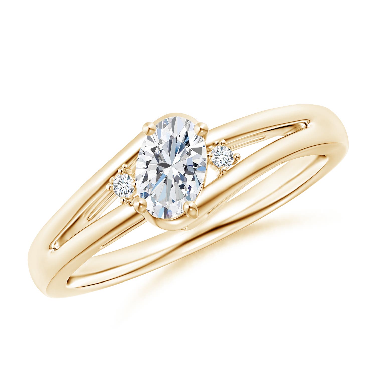 F-G, VS / 0.45 CT / 14 KT Yellow Gold