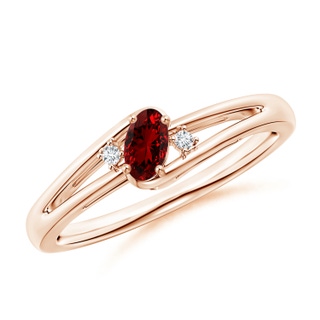 Oval Lab-Grown Lab Grown Ruby