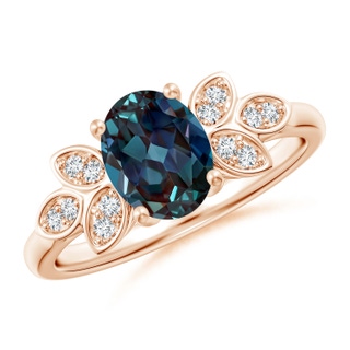 Oval Lab-Grown Lab Grown Alexandrite