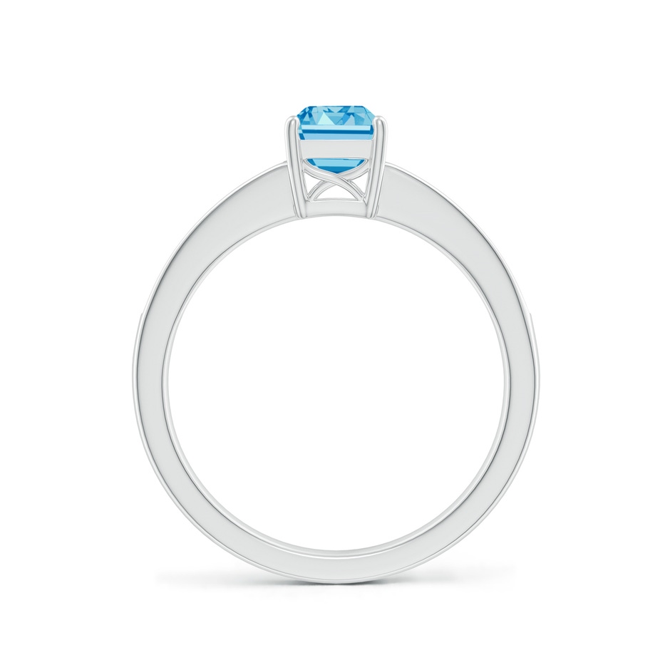 7x5mm Labgrown Octagonal Lab-Grown Fancy Intense Blue Diamond Cocktail Ring in White Gold side 199