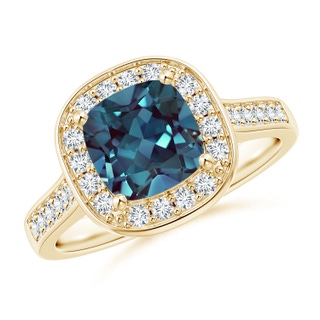 Cushion Lab-Grown Lab Grown Alexandrite