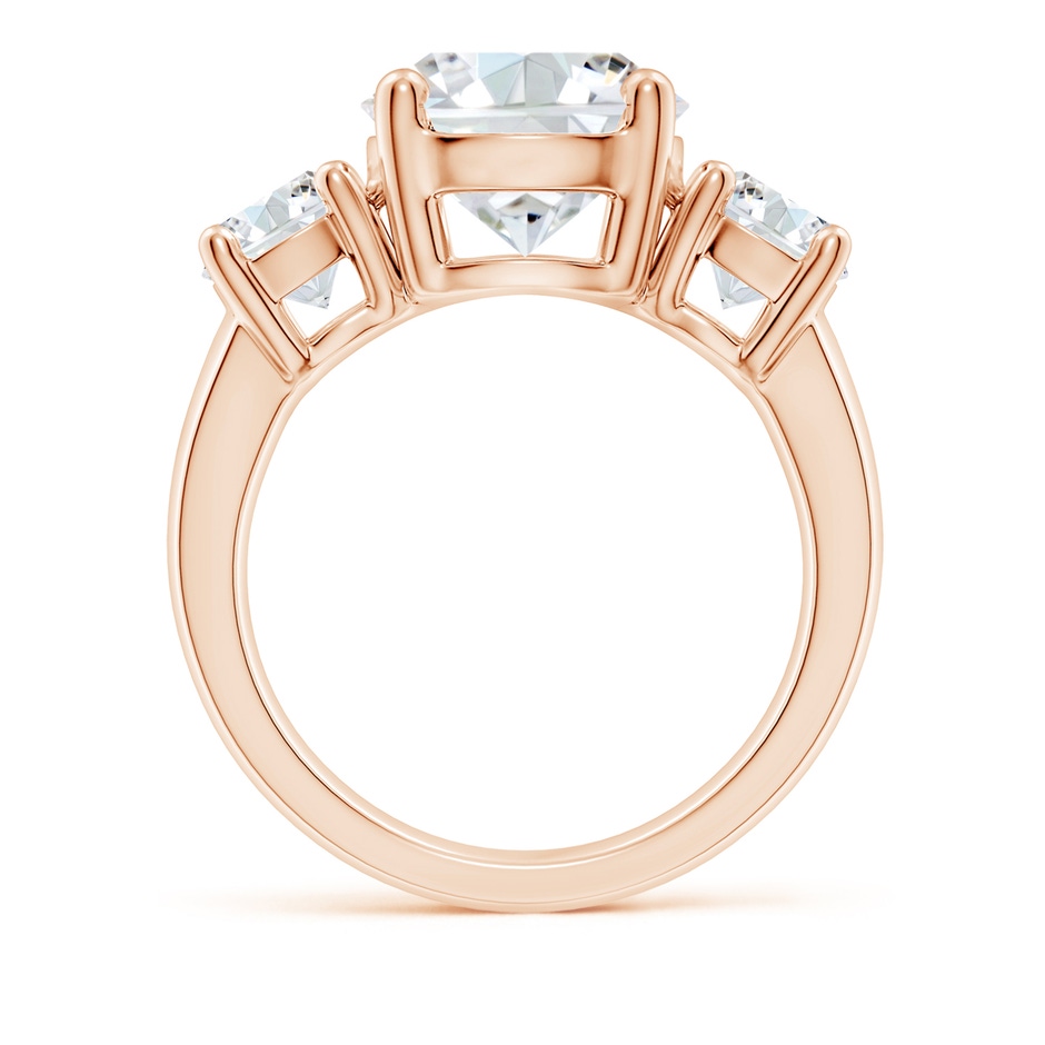 10.1mm FGVS Lab-Grown Classic Diamond Three Stone Engagement Ring in Rose Gold side 199