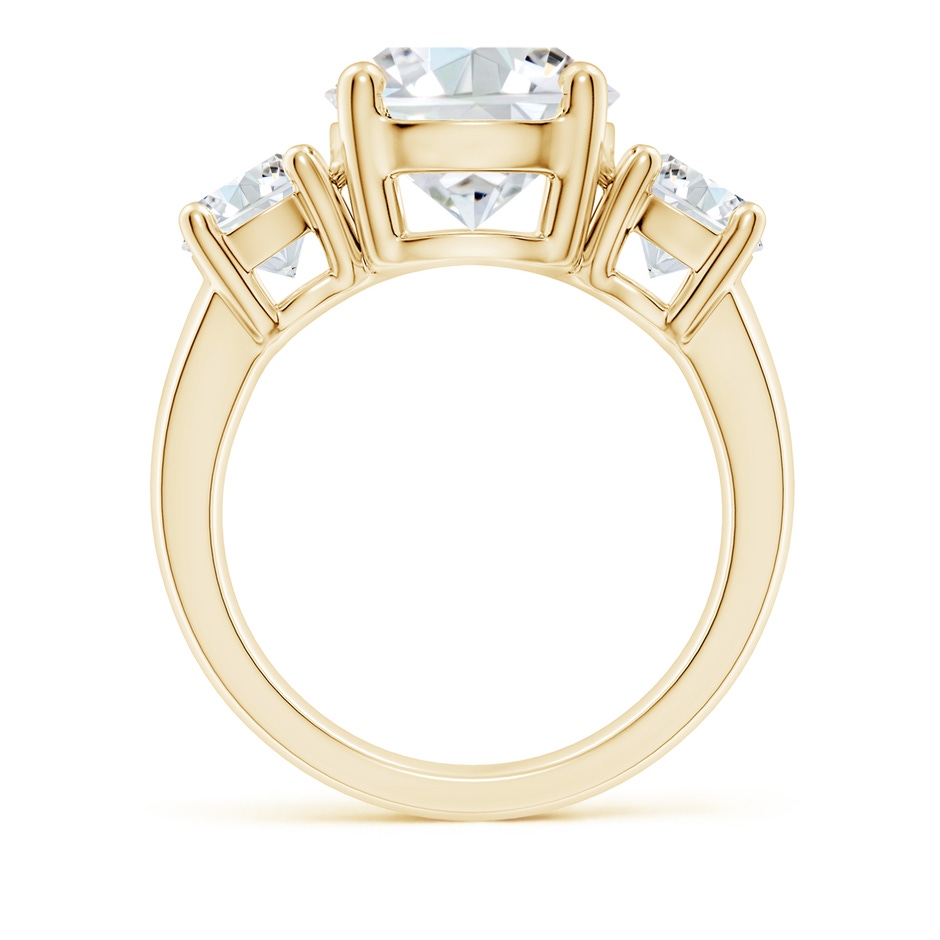 10.1mm FGVS Lab-Grown Classic Diamond Three Stone Engagement Ring in Yellow Gold side 199