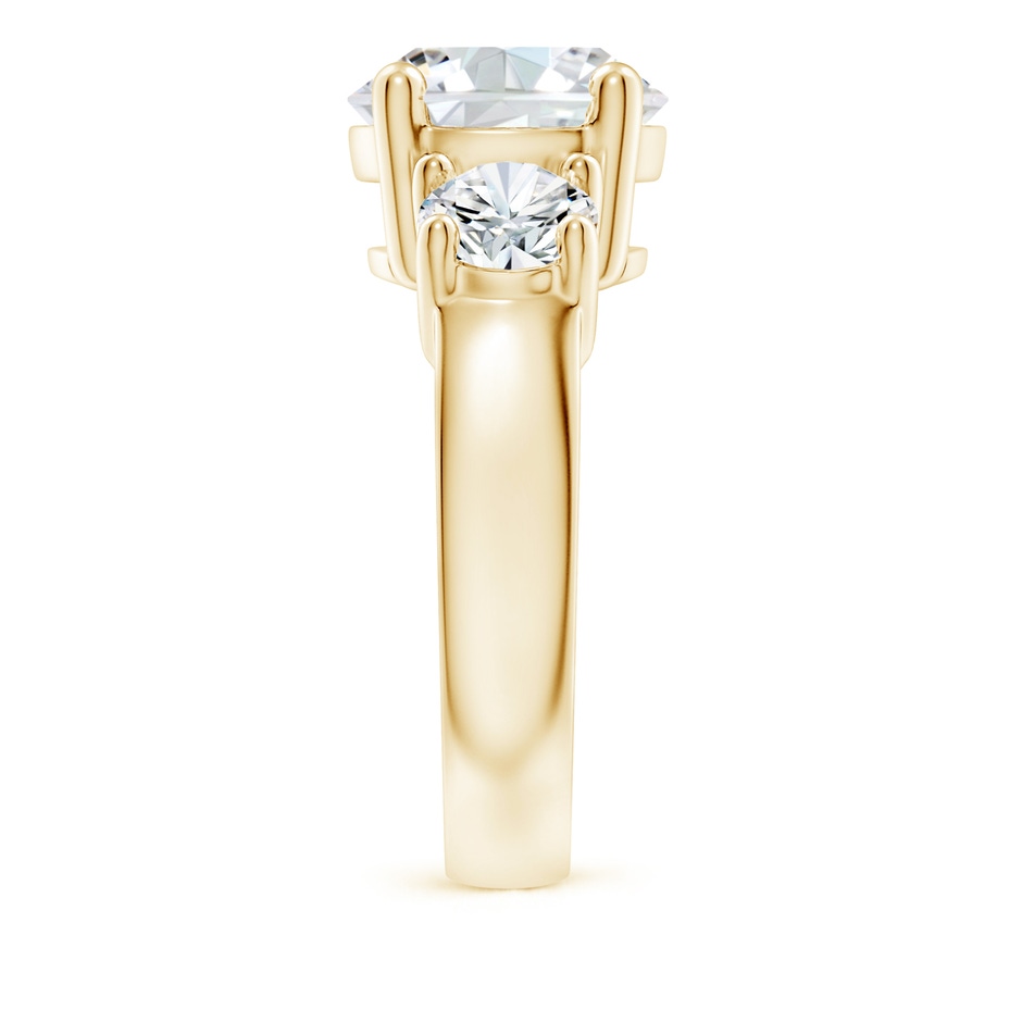10.1mm FGVS Lab-Grown Classic Diamond Three Stone Engagement Ring in Yellow Gold side 299