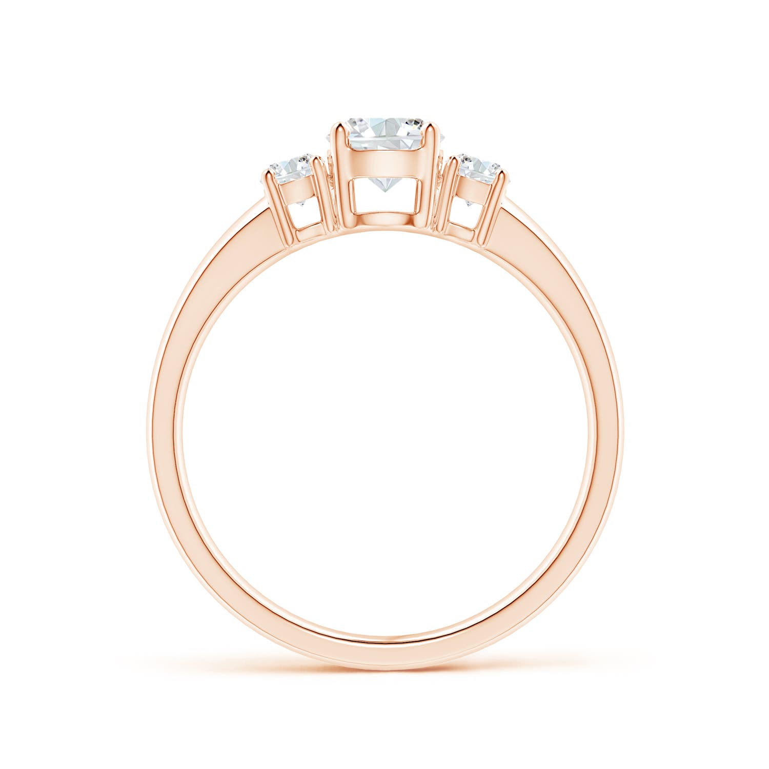 F-G, VS / 0.68 CT / 14 KT Rose Gold